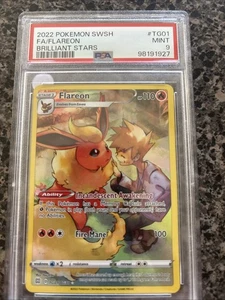 2022 Pokemon SWSH FA/Flareon PSA 9 Brilliant Stars - Picture 1 of 2