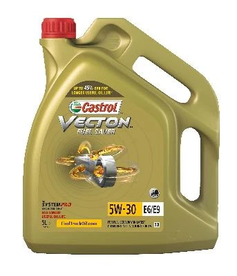 5L CASTROL VECTON FUEL SAVER 5W-30 E6/E9 MOTORÖL passend für CAT ECF-3 CUMMINS - Bild 1 von 2