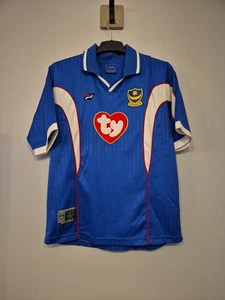 Vintage Portsmouth FC Home Football Shirt 2002-03 - Size Small Mens - Picture 1 of 10