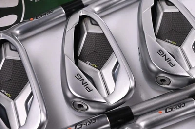Ping G430 Irons / 6-PW + 50 / Orange Dot / Senior Flex Ping Alta Quick 45 Shafts - Image 1 of 4