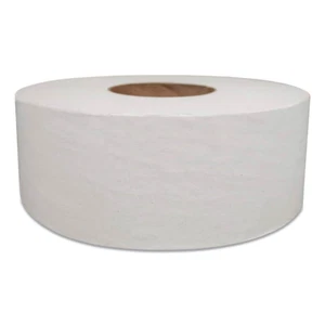 Jumbo Toilet Paper Septic Safe 2 Ply White 1000 Ft 12 Carton - Picture 1 of 12