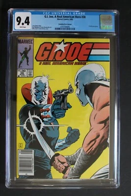 GI JOE A REAL AMERICAN HERO 38 Destro Storm Shadow ZECK Canadian Variant CGC 9.4 - Image 1 of 2