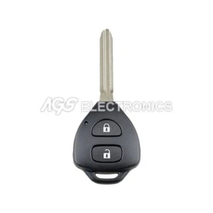 GUSCIO CHIAVE AUTO PER TELECOMANDO 2 TASTI TOYOTA HILUX RAV4 COROLLA CAMRY YARIS - Picture 1 of 1