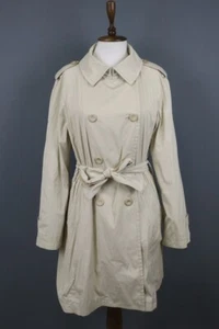 WEEKEND MAX MARA Beige Wool Double Breasted Coat Jacket Size 14 - Picture 1 of 24