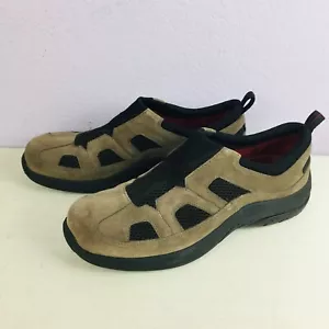 CLARKS Privo Mens Brown Suede Leather Slip On Boat Casual Shoes Size 10.5M 35490 - Picture 1 of 10