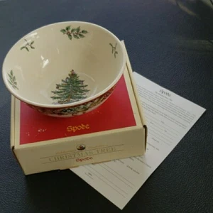 NIB Spode Christmas Tree 2010 Annual 6” Candy Bowl, New w/Tag, 22-oz Capacity - Picture 1 of 5