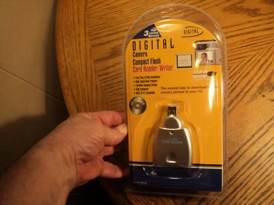 Digital Camera Compact Flash Card Reader/Writer No. CR-10  Factory Sealed - Image 1 of 4
