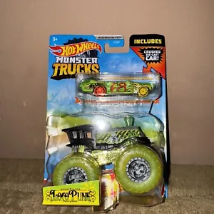 Hot Wheels Monster Trucks Loco Punk 1:64 Scale w/ Crushed Die-Cast Car 2022 NEW - Picture 1 of 3