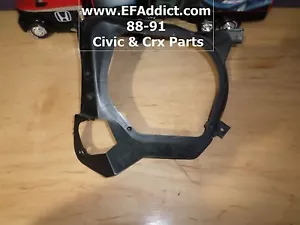 88-91 HONDA CRX REAR SPEAKER MOUNT LEFT SIDE REAR SPEAKER BRACKET - Picture 1 of 4