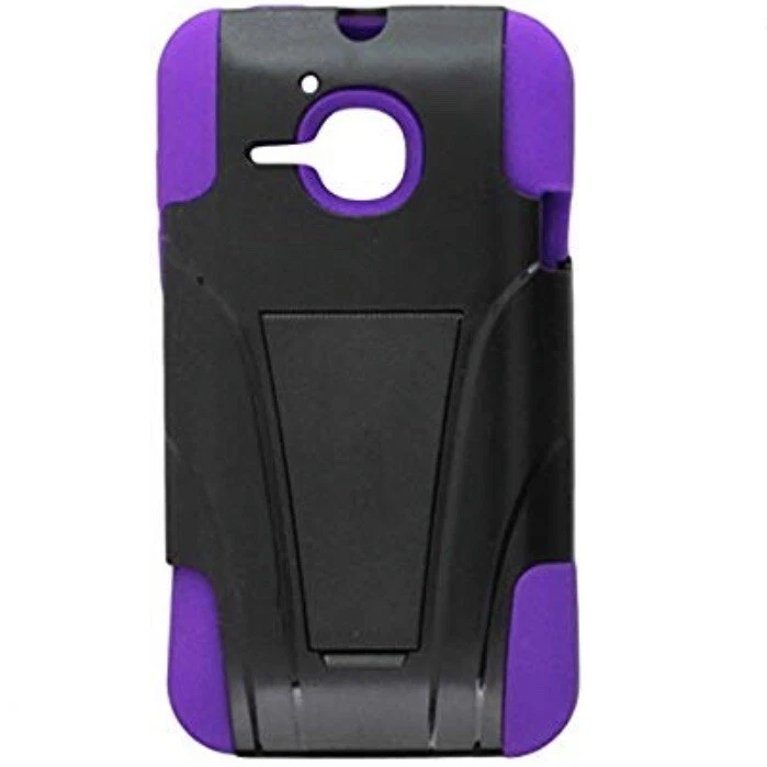 Phone Case with Y Stand for Alcatel One Touch Evolve Purple/Black - Image 1 of 3
