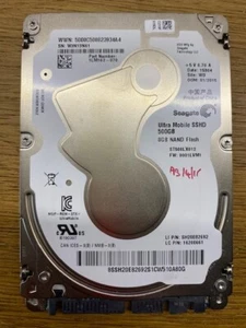 Seagate 500GB 8Gb NAND Flash 2.5" ST500LX012 Laptop Ultra Mobile SSHD HDD - Afbeelding 1 van 2
