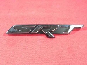 DODGE CHARGER Chrome And Black "SRT" Nameplate NEW OEM MOPAR - Bild 1 von 12