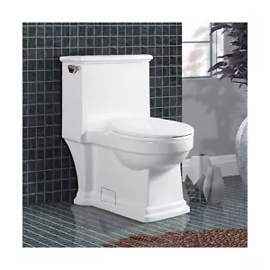 Fine Fixtures Modern One Piece Elongated Toilet Ada Compliant - Picture 1 of 9