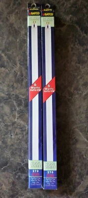 4 New Satco S1902 F6T5/CW Fluorescent Tube 9" Long 6W 2-Pin G5 T5 Bulbs - Image 1 of 2