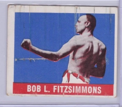1948 Leaf Boxing Card #63 BOB FITZSIMMONS HEAVYWEIGHT CHAMPION ID60 - Image 1 of 2
