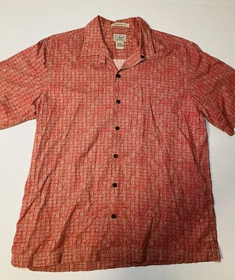 LL Bean Men’s Aztec Traditional Fit Button Up Shirt Sz Medium - Image 1 of 4