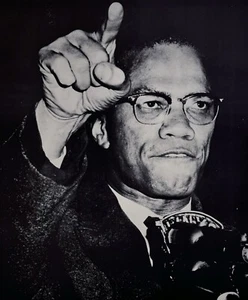 Malcolm X Poster, 1960’s Civil Rights Movement, Any Means Necessary, 19x25” Neu! - Bild 1 von 4