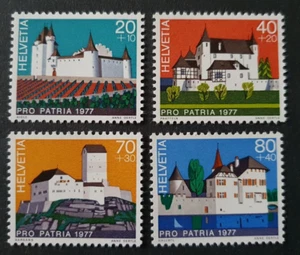 1977 SCHWEIZ ZWITSERLAND SUISSE SET PRO PATRIA SS MNH - Bild 1 von 1