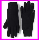 Lands' End Women's EZ Touch Screen Winter Gloves Warm Wool Blend BLACK XL 512200