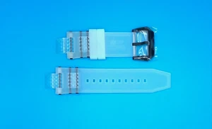 Authentic Invicta Subaqua 24360 White Transparent Silicone 28MM Watch Band - Picture 1 of 3