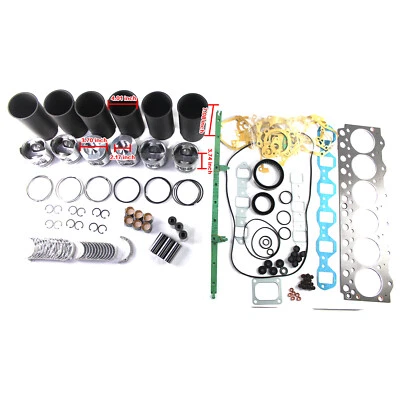 6D95 S6D95 6D95L S6D95L-1 Engine Rebuild Kit For Yanmar Komatsu PC120 Excavator - Image 1 of 4