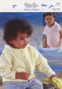 Peter Pan Strickmuster P941 Baby Kind Frosch Spielzeug & Kapuzenpullover 0-7 Jahre 16 Zoll-26 - Bild 1 von 2