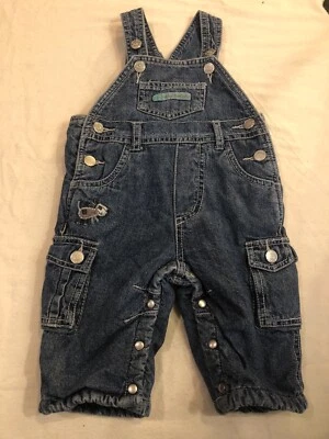 Mono vaquero Pumpkin Patch bebé niño con forro polar, talla 3-6 meses Foto 1 de 4