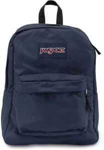 JanSport T501 Superbreak Backpack- Deep Blue - Picture 1 of 3