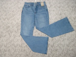 Madewell Damen 28 (30x31) Perfekte Vintage Schlag Jeans Wide Leg Blau Retro Neu mit Etikett - Bild 1 von 14