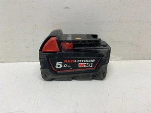 Milwaukee M18 M18B5 5.0Ah Lithium Ion Battery - Picture 1 of 4