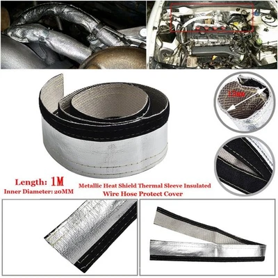 Accessories Heat Shield Sleeve Tube Cover High quality Practical Metallic - Image 1 of 4