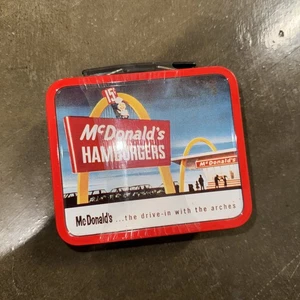 Mini porta pranzo McDonalds 1997 in metallo da collezione nuovo mai aperto - Foto 1 di 5