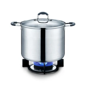 CONCORD Stainless Steel Stock Pot with Glass Lid - Picture 1 of 14