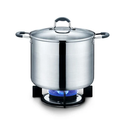 CONCORD Stainless Steel Stock Pot with Glass Lid - Image 1 of 4