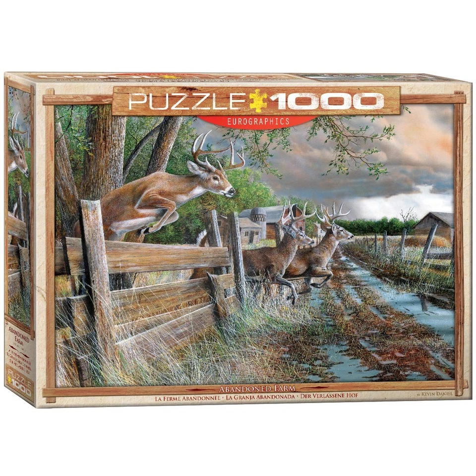 Jigsaw Puzzle 1000 Piece Eurographics Abandoned Farm Kevin Daniel 6000-0794 - Image 1 of 1