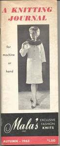 Mala's Inc. 'A Knitting Journal' Magazin; 1. Ausgabe Herbst 1963; Vintage: selten - Bild 1 von 7