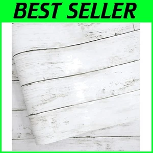 Self-Adhesive Wood Grain Wallpaper 17.71" x 708.7" - Easy Peel & Stick Decor - Picture 1 of 9