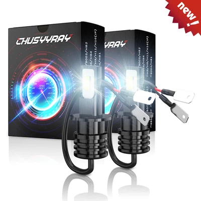 Fit Infiniti QX4 1999-2003 2pc H3 LED Fog Light Bulbs Conversion Kit 6000K White - Image 1 of 4