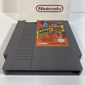 Donkey Kong Classics (Nintendo NES, 1988) Tested Authentic Retro Video Game Cart