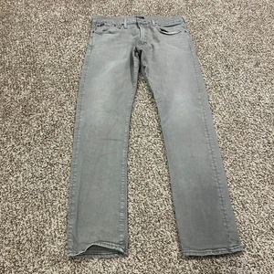 Polo Ralph Lauren Jeans Men's 33x32 Gray Straight pants Denim Classic - Picture 1 of 8