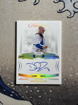 2022 Panini Flawless #FS-DR David Ross Signatures Gold #/10 - Image 1 of 2