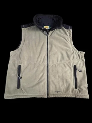 Cabelas Windshear Thinsulate Vest Full Zip Jacket Green Black Men's 2XL Tall - Image 1 of 4