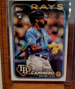 2024 Topps Series 2 - Junior Caminero #628 Black /73 (RC) - Picture 1 of 1
