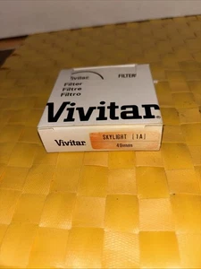 Vintage Vivitar Skylight (1A) Filter 49mm  Made in Japan Open Box- Estate Find - Picture 1 of 2