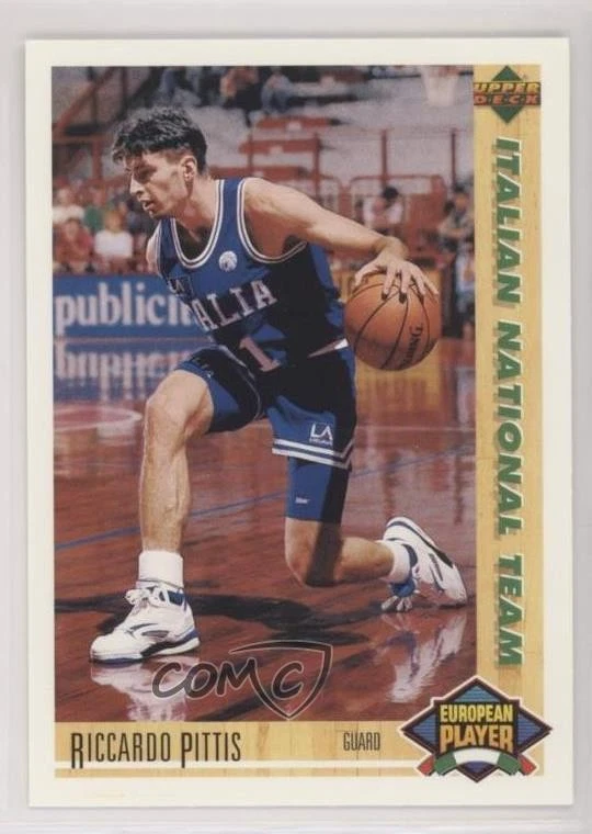 1991-92 Upper Deck International Spanish Riccardo Pittis #113 - Image 1 of 2