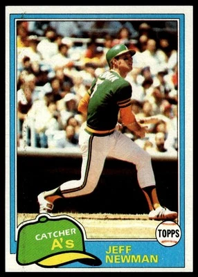 1981 Topps #587 Jeff Newman - Image 1 of 2