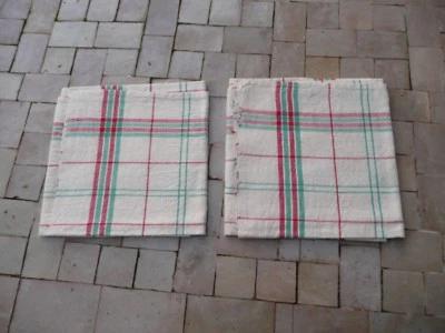 torchons ancien rayé - Photo 1/3