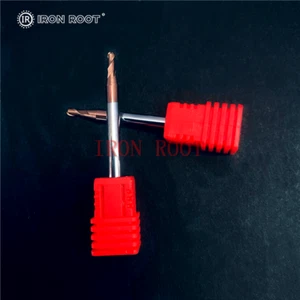 10 diameter 0.137 carbide end mill milling cutter 2 edge ball end mill R1.75*50L - Bild 1 von 6