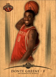 2008-09 Topps Hardwood Hardwood Basketball Card #123 Donte Greene Ball Up /299