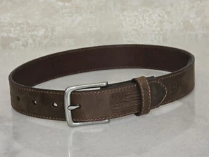 Ariat Childrens Stitch USA Flag Shield Brown Belt A1307402 - Picture 1 of 6